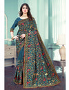 Dolla Silk Saree In Blue Color