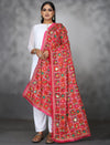 Heavy Multi Colour Mirror Work Phulkari Dupatta