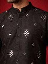 Men's Embroidered Kurta with Pajama