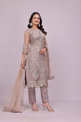 Pakistani Style Embroidered Suit