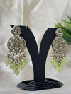 Green Pearl Kundan Earrings