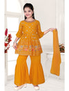 Mustard Sharara Suit
