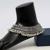 Silver Oxidised Anklets
