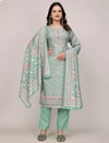 Woolen Floral Print Suit