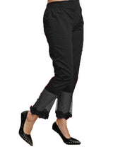 Cotton Net Pearl Stretchable Floral Pants