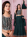 Green Sequence Lehnga Choli