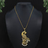 Oxidised Necklace Peacock Design