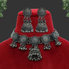 Oxidised Necklace With Earrings