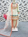 embroidered Dhoti Salwar Suit girls
