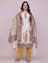 Woolen Digital Print Suit