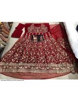Anarkali Dress - Red Color 3
