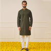 Green Embroidered Kurta Pajama