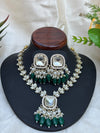 Green Necklace with Earrings