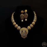 Oxidised Necklace Set
