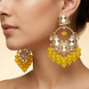 Yellow Jhumka Earring