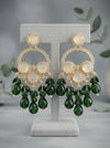 ChandBali Polaki Earrings - Green