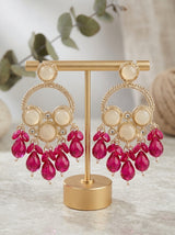 ChandBali Polaki Earrings - Pink