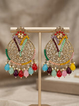 Multicolour Pearl Earrings