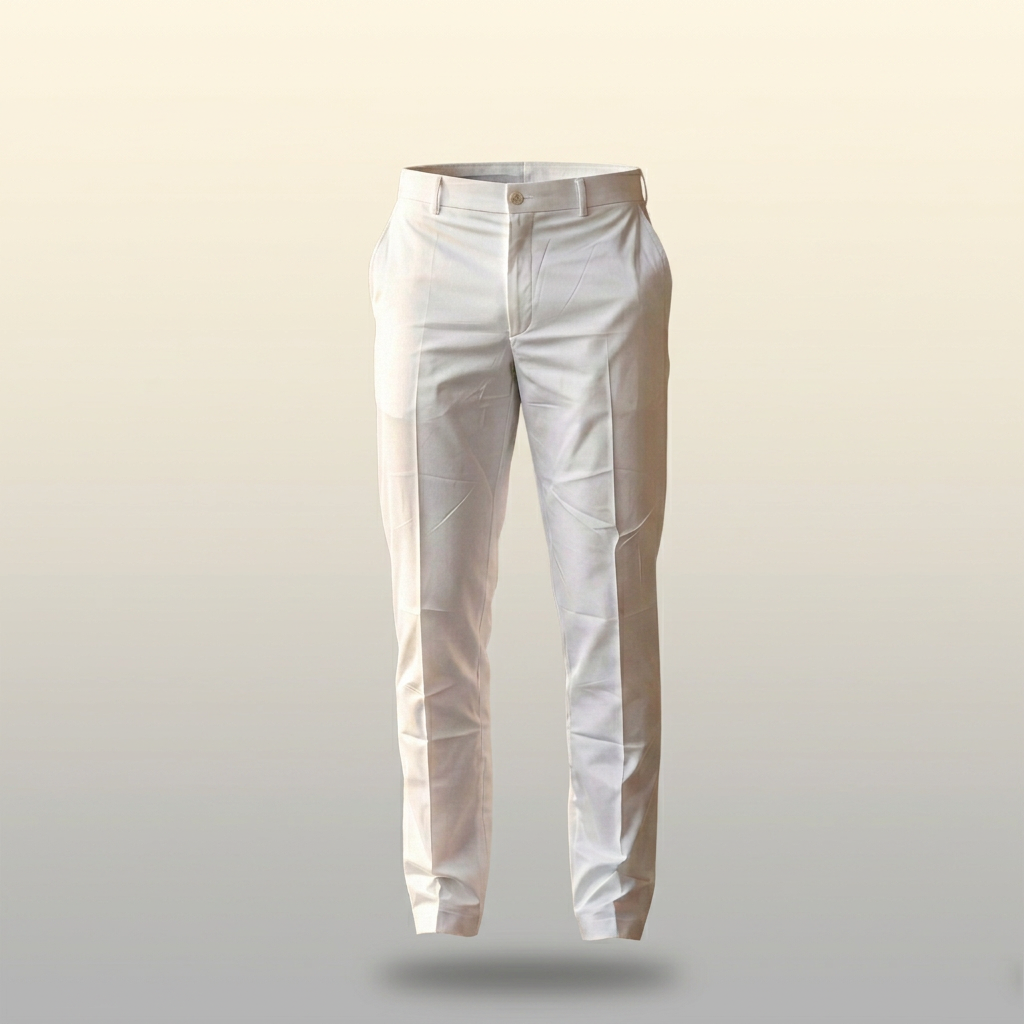 Men White Polo Pant