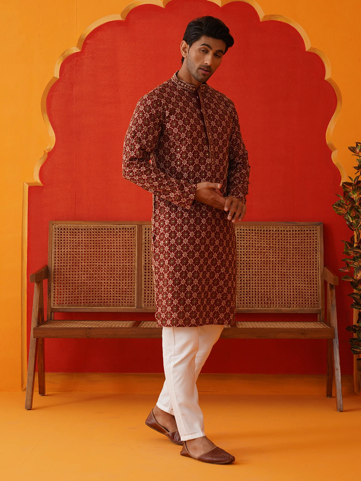 Men Rayon Kurta Pajama