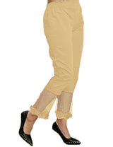 Cotton Net Pearl Stretchable Floral Pants