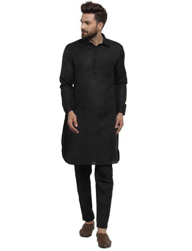punjabi style kurta pajama with shawl