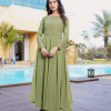 green long kurti women