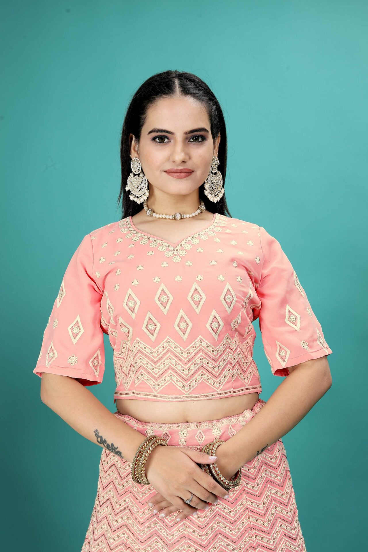 Chikankari Lehnga - Image 5