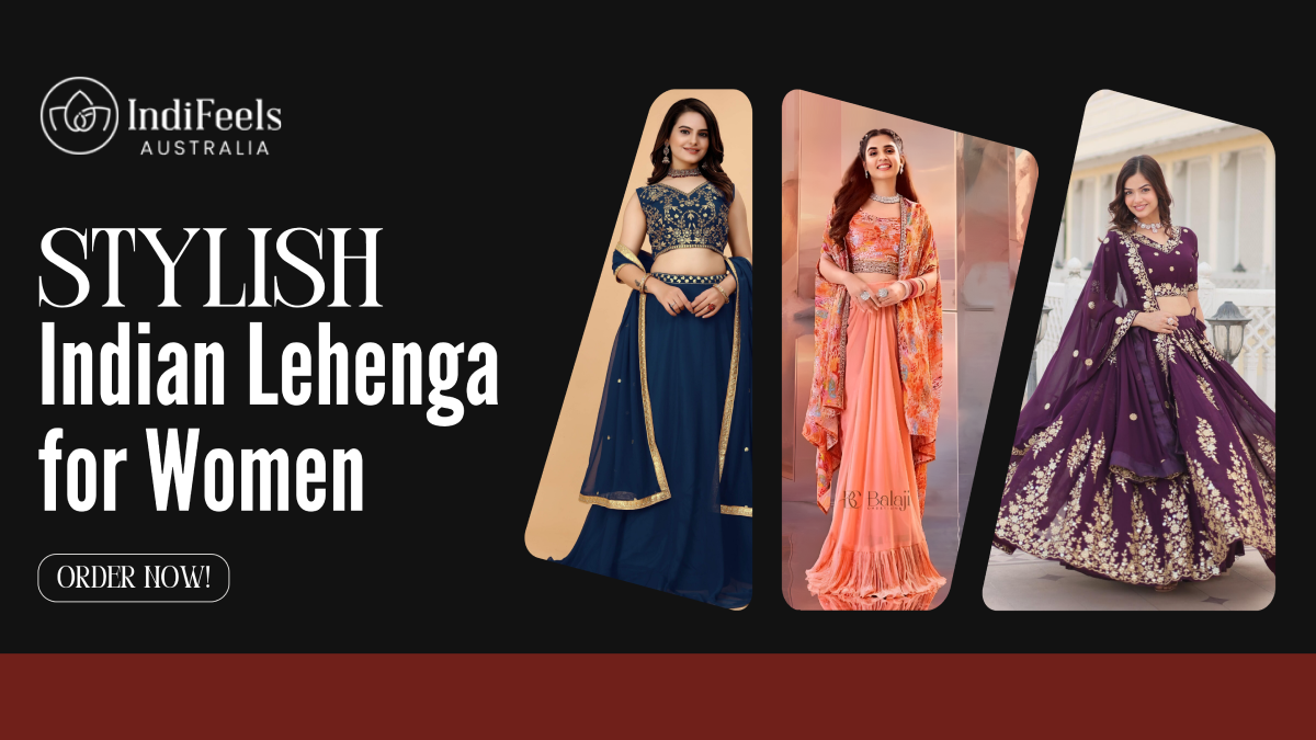 Stylish Indian Lehenga collection for women in vibrant colors and elegant designs.