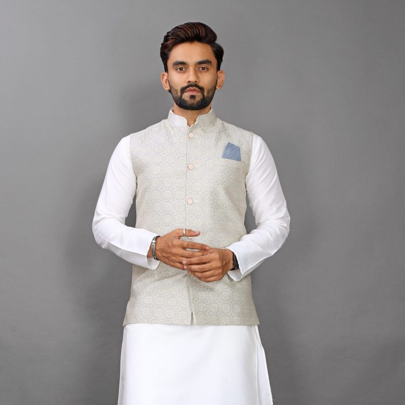 Beidge Jacqurd Nehru Jacket