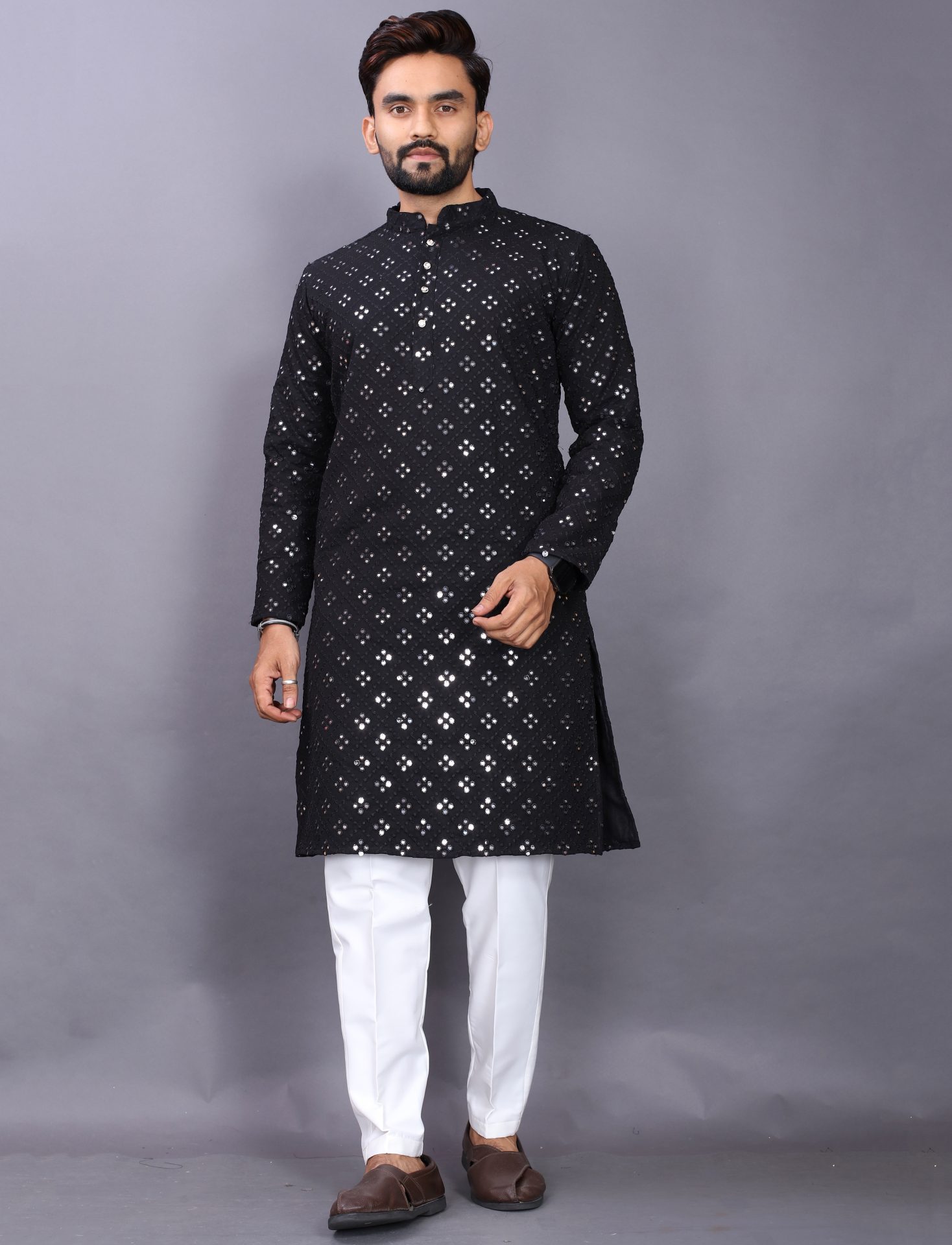 Black Mirror Kurta Pajama