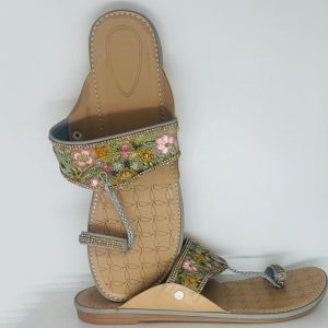 Women Embroidery Kolhapuri Champal