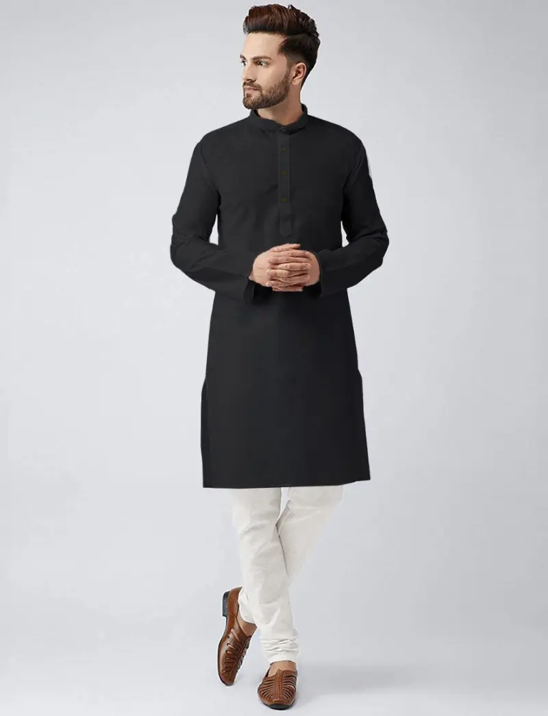 Black Kurta Pajama for men
