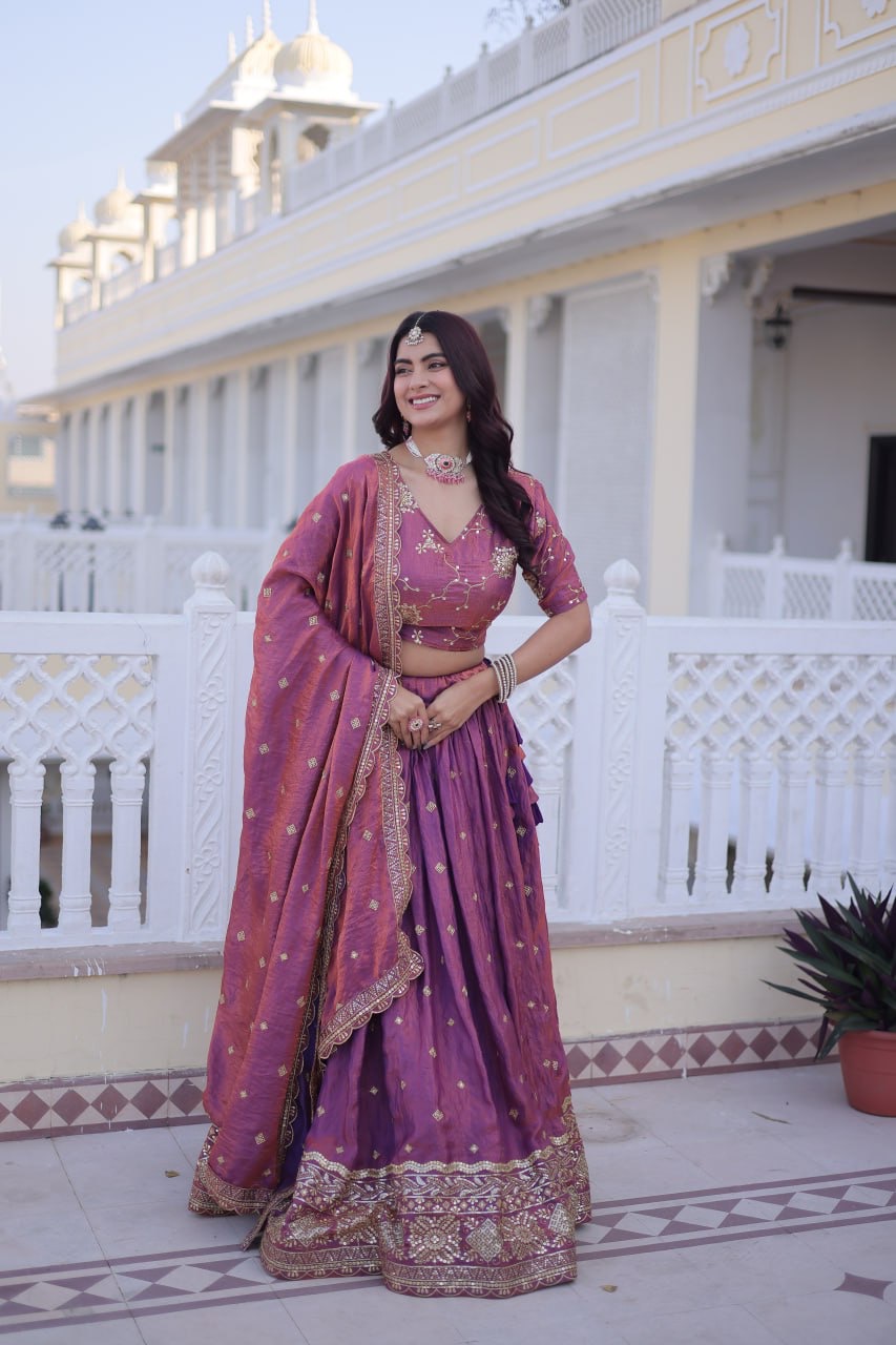 Women Party Wear Lehnga Choli - Image 2