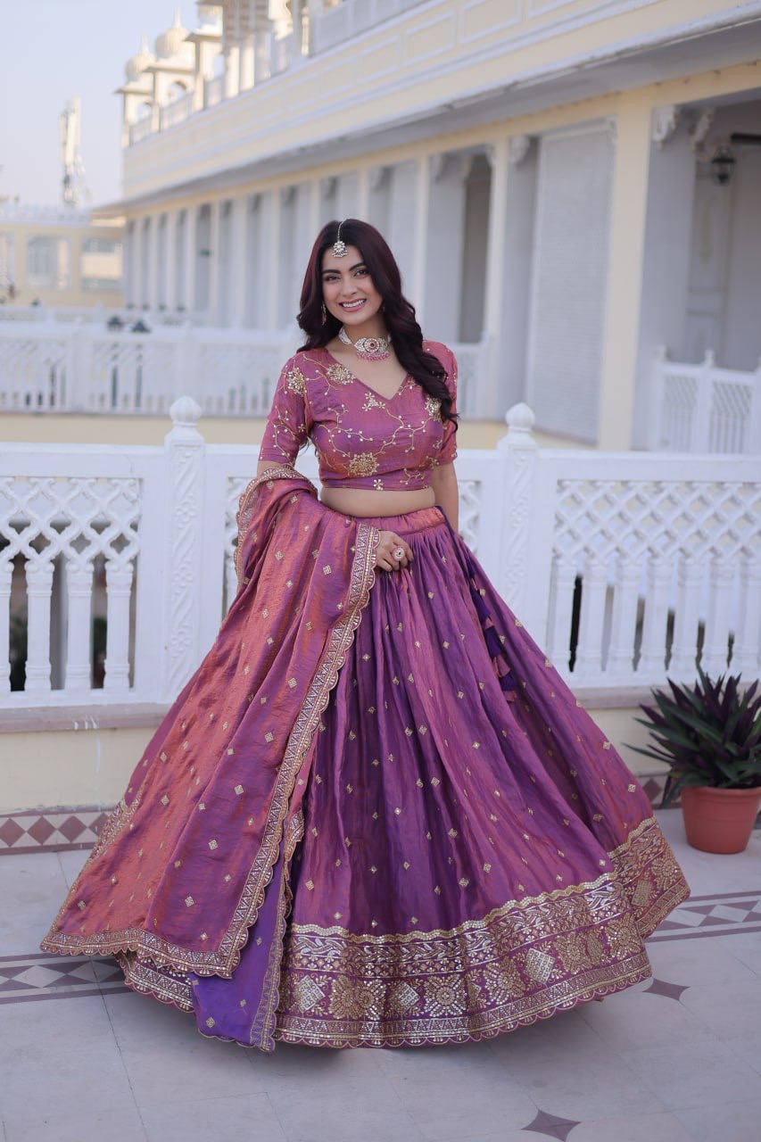 Women Party Wear Lehnga Choli - Image 3