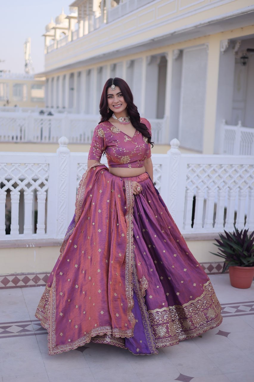 Women Party Wear Lehnga Choli - Image 4