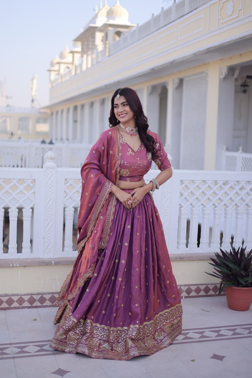 Women Party Wear Lehnga Choli - Image 5