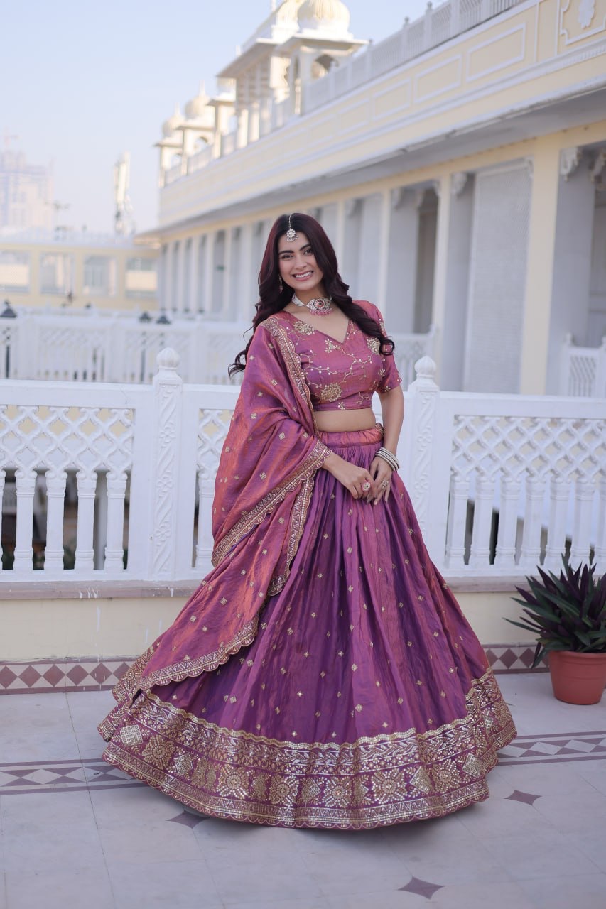Women Party Wear Lehnga Choli - Image 8