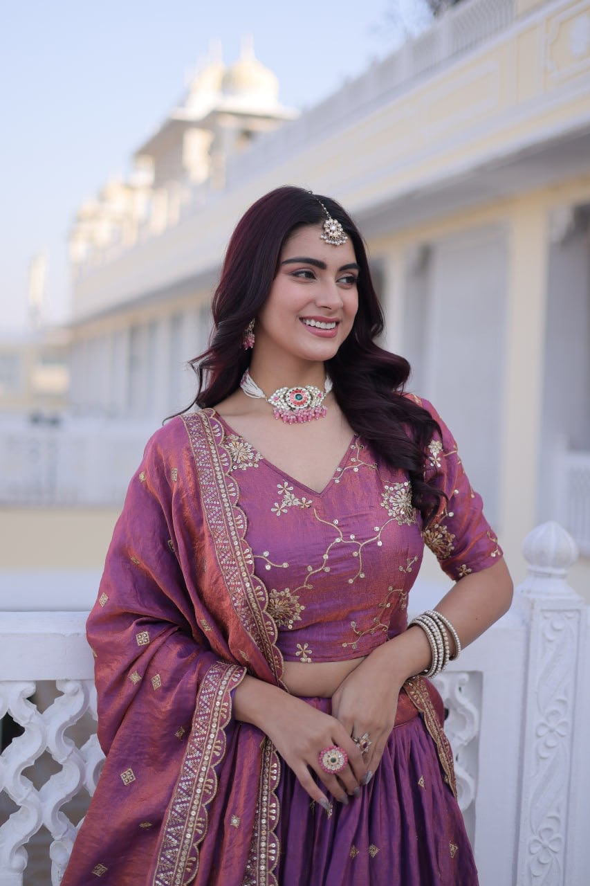 Women Party Wear Lehnga Choli - Image 10